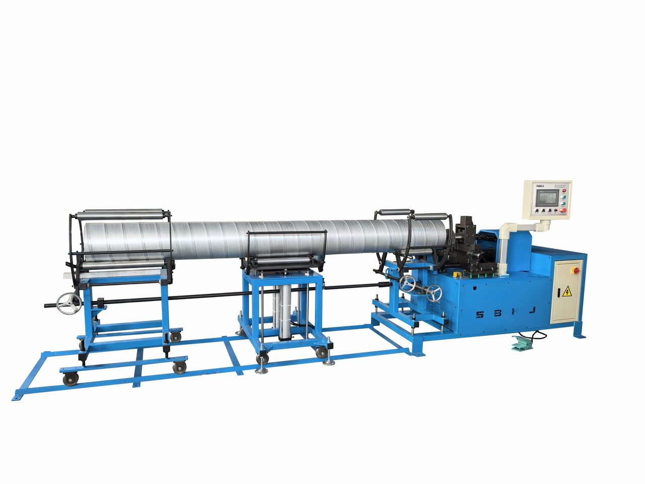 Spiral Duct Flanging Machine — Taokron HVAC ductwork machinery